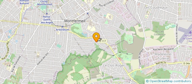 localisation de l'entreprise RELECTRICITE RESEAU  MONTFERMEIL