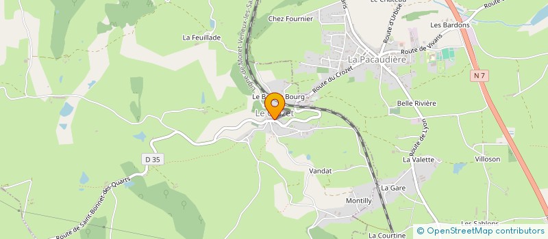 localisation de l'entreprise RELEV ARCHITECTURE AND HERITAGE  LE CROZET