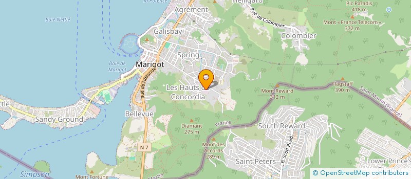 localisation de l'entreprise RELIABLE CLEANING SERVICES  SAINT-MARTIN