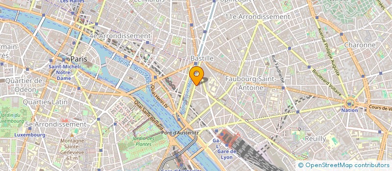 localisation de l'entreprise RELIAC SARL à PARIS