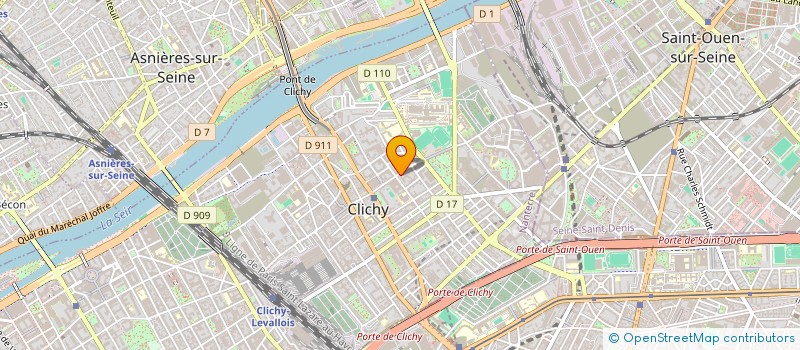 localisation de l'entreprise RELIANCE CONSULTING & SERVICES à CLICHY