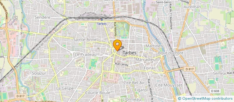 localisation de l'entreprise RELIANCE EN BIGORRE  TARBES
