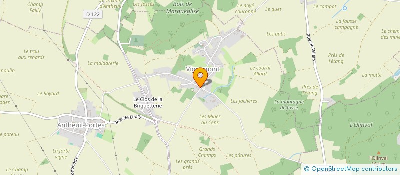 localisation de l'entreprise RELIANCE & QUINTESSENCE  VIGNEMONT