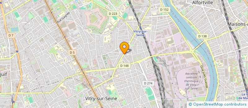 localisation de l'entreprise RELIANCE TRADE 1  VITRY-SUR-SEINE