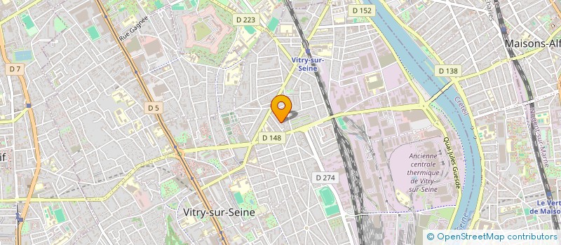 localisation de l'entreprise RELIANCE TRADE  LE BOURGET