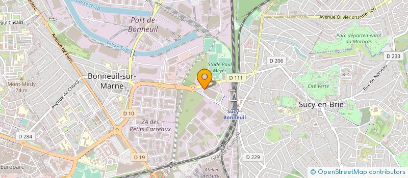 localisation de l'entreprise RELICOIL à SUCY-EN-BRIE