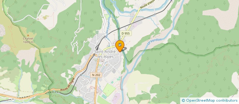 localisation de l'entreprise RELIEF 3 à SAINT-ANDRE-LES-ALPES