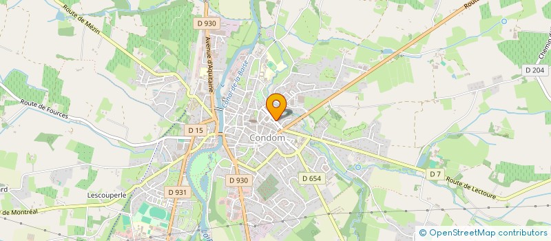 localisation de l'entreprise RELIEF  CONDOM