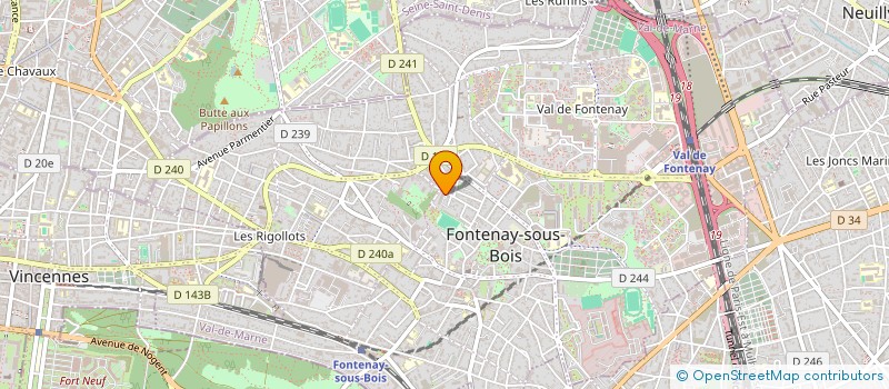 localisation de l'entreprise RELIEF à FONTENAY-SOUS-BOIS