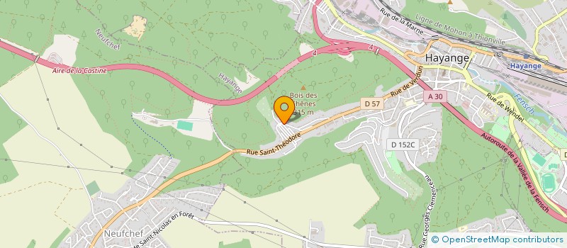 localisation de l'entreprise RELIEF  HAYANGE