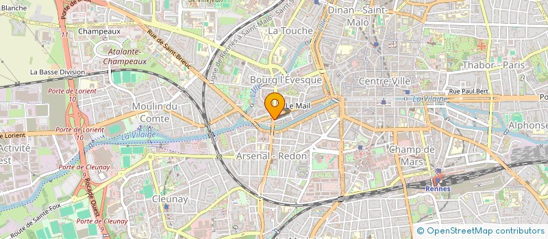 localisation de l'entreprise RELIEF à RENNES