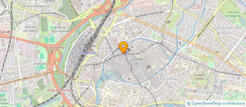 localisation de l'entreprise RELIEF à STRASBOURG