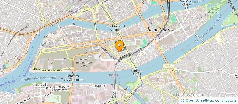 localisation de l'entreprise RELIEF ESCALADE à NANTES