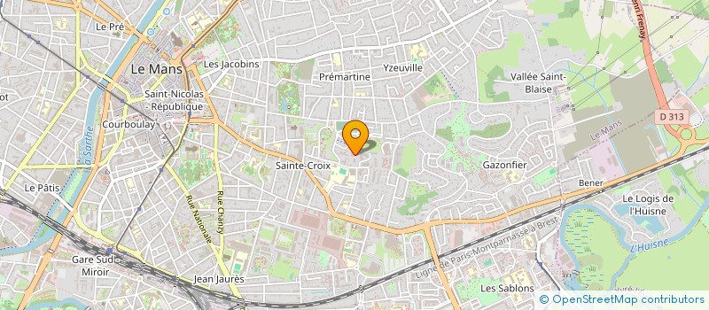 localisation de l'entreprise RELIEF GEOMARKETING  LE MANS