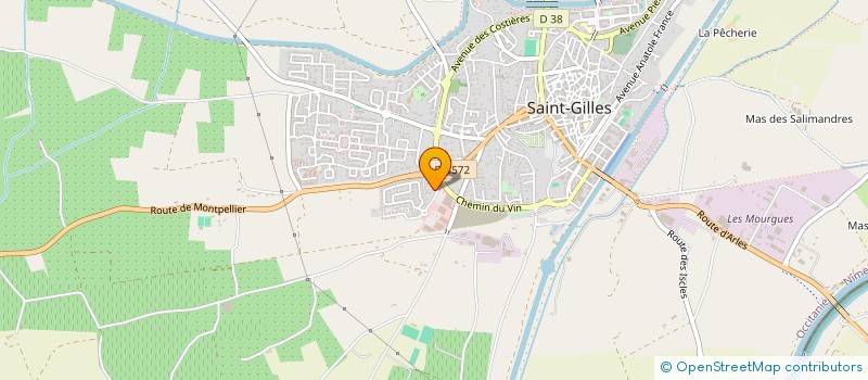 localisation de l'entreprise RELIEF SERVICE à SAINT-GILLES