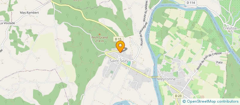 localisation de l'entreprise RELIEF URBANISME  MEYRONNE