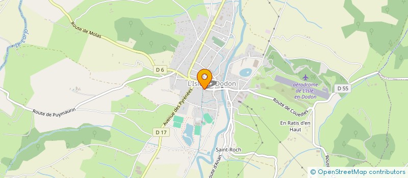 localisation de l'entreprise RELIEFS EDITIONS à L'ISLE-EN-DODON