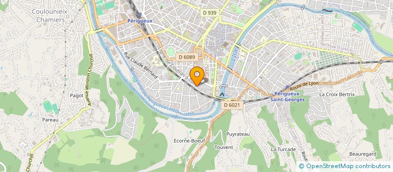 localisation de l'entreprise RELIENCE 24  PERIGUEUX