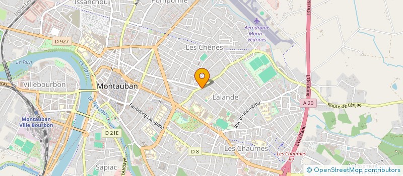 localisation de l'entreprise RELIENCE 82  MONTAUBAN