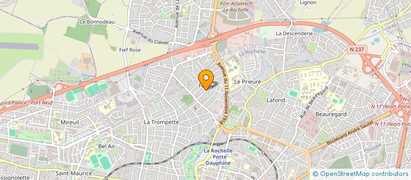 localisation de l'entreprise RELIENCE ATELIER DE YOGA à LA ROCHELLE
