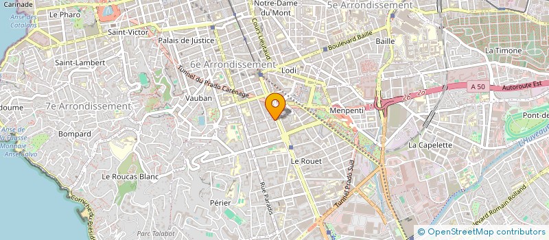 localisation de l'entreprise RELIFPAIN à MARSEILLE