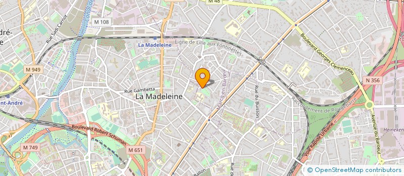 localisation de l'entreprise RELIGIEUSES SAINT MAUR à MARCQ-EN-BARŒUL