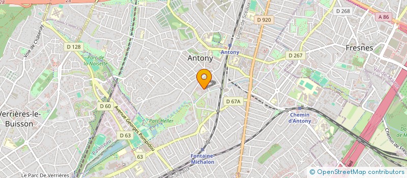 localisation de l'entreprise RELINOUS à ANTONY