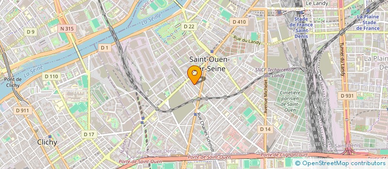 localisation de l'entreprise RELIQUAT PARIS à SAINT-OUEN-SUR-SEINE