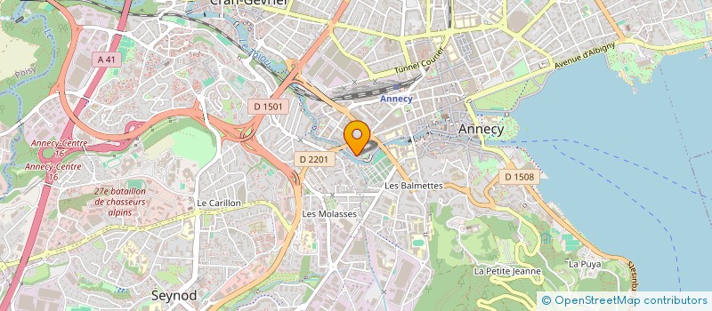 localisation de l'entreprise RELIQUE  ANNECY