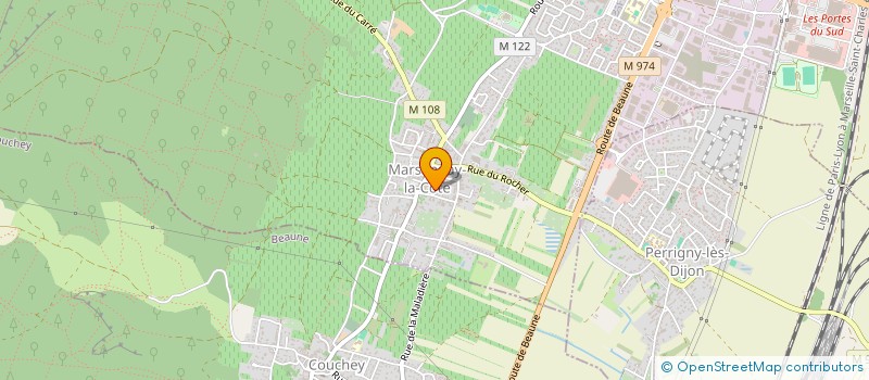 localisation de l'entreprise RELIURE RETIERE BOCCARD à MARSANNAY-LA-COTE