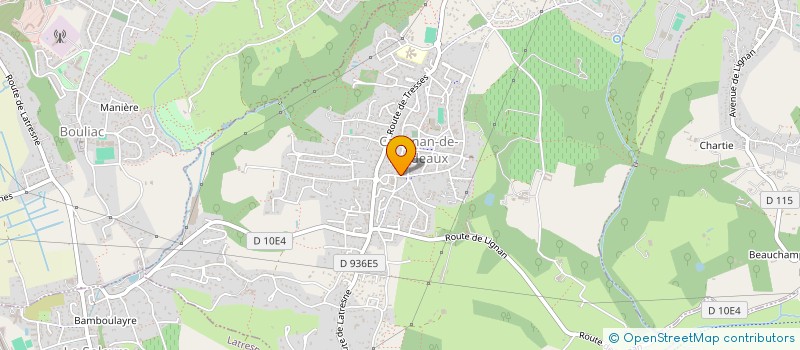 localisation de l'entreprise RELIURE RICHARD  CARIGNAN-DE-BORDEAUX