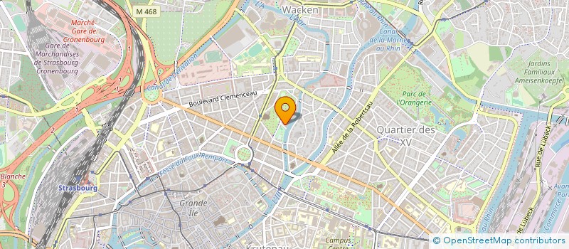 localisation de l'entreprise RELIUS FRANCE SAS à STRASBOURG