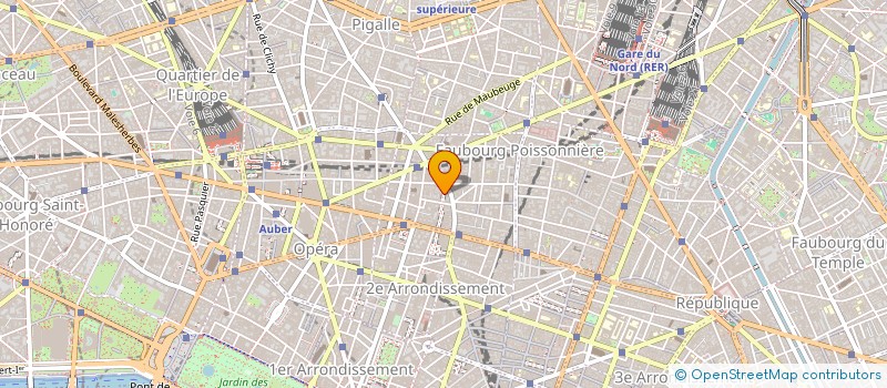 localisation de l'entreprise RELIX S A R L  PARIS