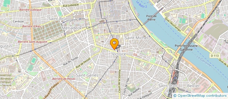 localisation de l'entreprise RELKA  BORDEAUX