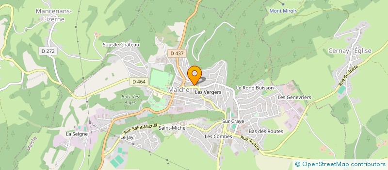 localisation de l'entreprise RELLIAC à MAICHE
