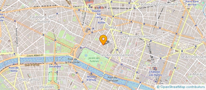 localisation de l'entreprise RELLIER SA à PARIS
