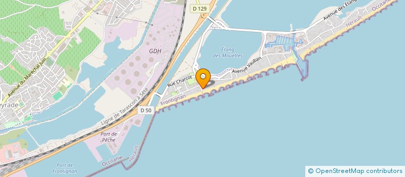 localisation de l'entreprise RELMI LOCATION à FRONTIGNAN