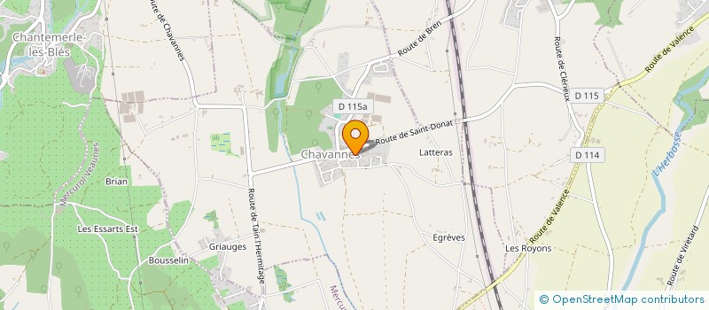 localisation de l'entreprise RELOAD  CHAVANNES