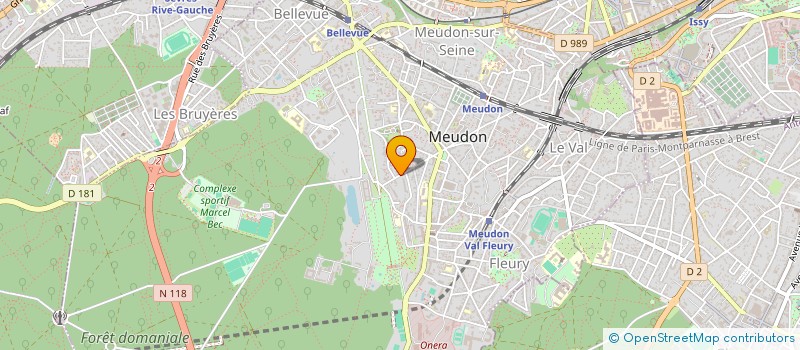 localisation de l'entreprise RELOFTS à MEUDON