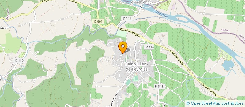 localisation de l'entreprise RELOM  SAINT-JULIEN-DE-PEYROLAS