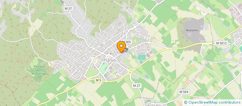 localisation de l'entreprise RELOOK DECO à PIGNAN