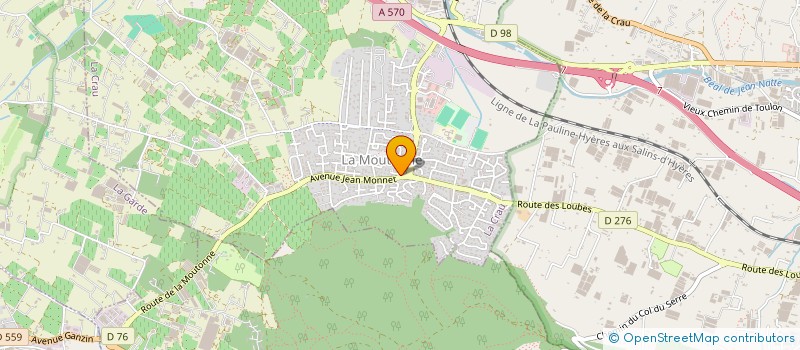 localisation de l'entreprise RELOOK HABITATION  LA CRAU