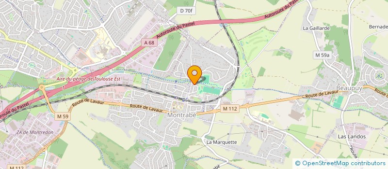 localisation de l'entreprise RELOOK PARTNERS  MONTRABE