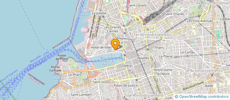 localisation de l'entreprise RELOOKAGE LES 2 M  MARSEILLE