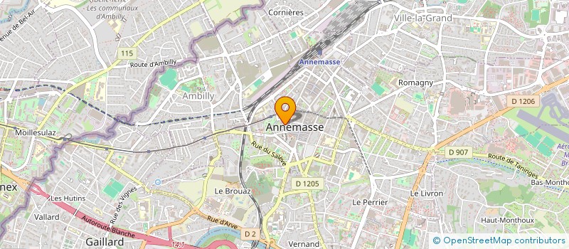 localisation de l'entreprise RELOOKING COIFFURE à ANNEMASSE