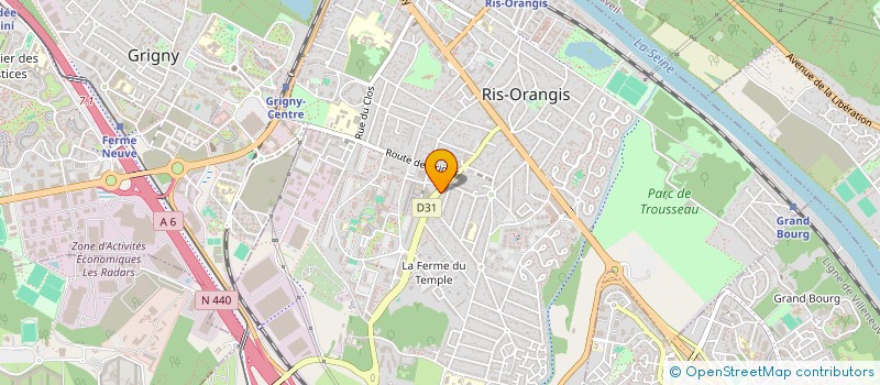 localisation de l'entreprise RELOOKING COIFFURE à RIS-ORANGIS