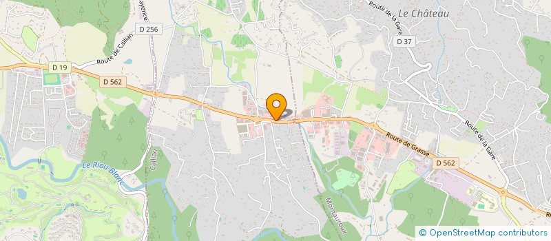 localisation de l'entreprise RELOPRO  MONTAUROUX