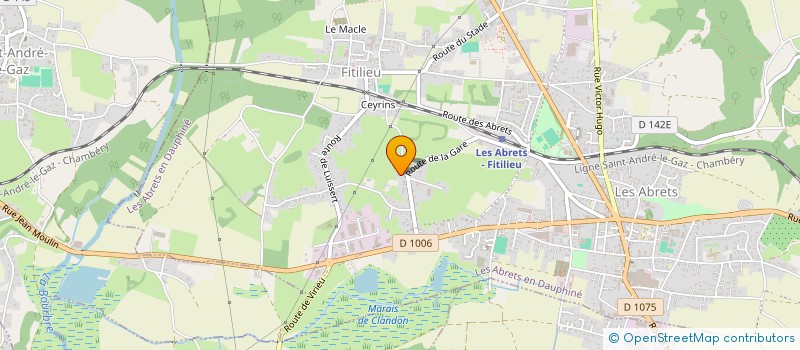 localisation de l'entreprise RELUCH  LES ABRETS-EN-DAUPHINE