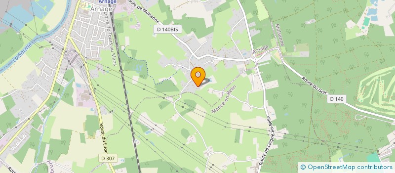 localisation de l'entreprise RELY  ARNAGE