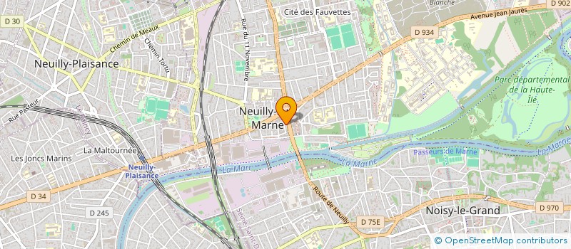 localisation de l'entreprise RELY TRANSPORT à NEUILLY-SUR-MARNE